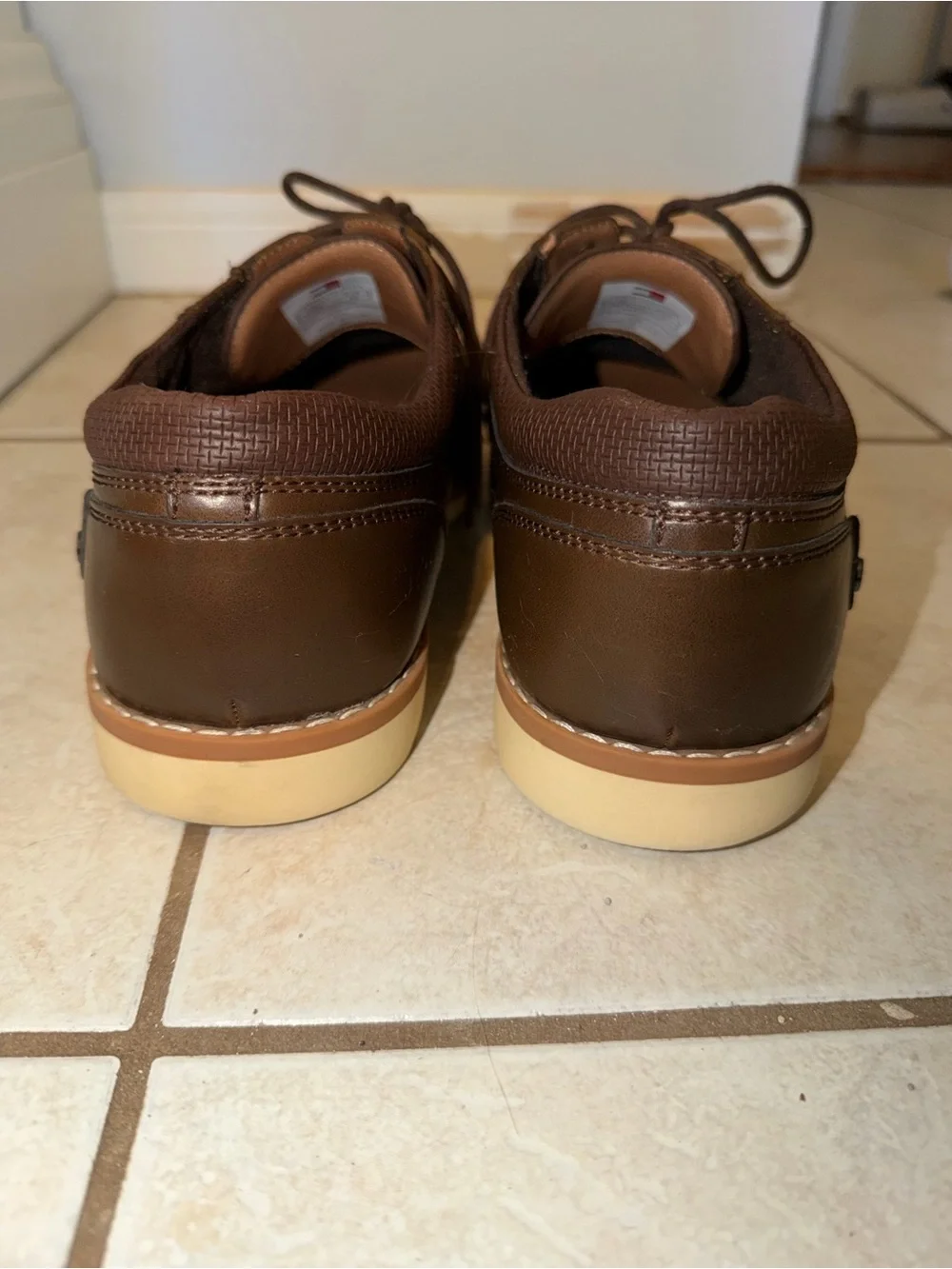 🚨 Tommy Hilfiger Brown Textured Oxford Dress Shoes Men’s Lace-Up